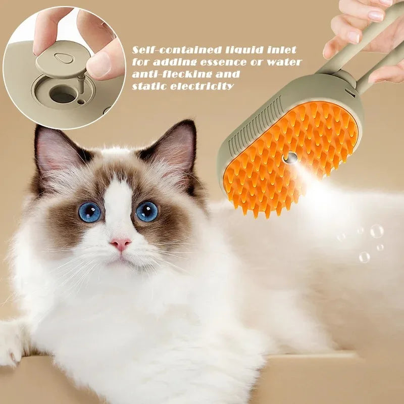3-in-1 Electric Pet Grooming Brush - FurEase Pro