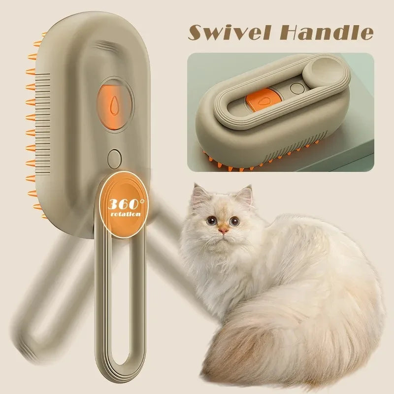 3-in-1 Electric Pet Grooming Brush - FurEase Pro