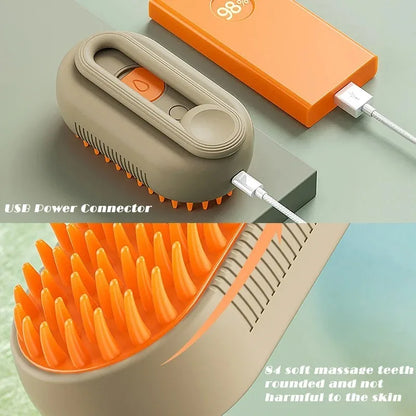 3-in-1 Electric Pet Grooming Brush - FurEase Pro