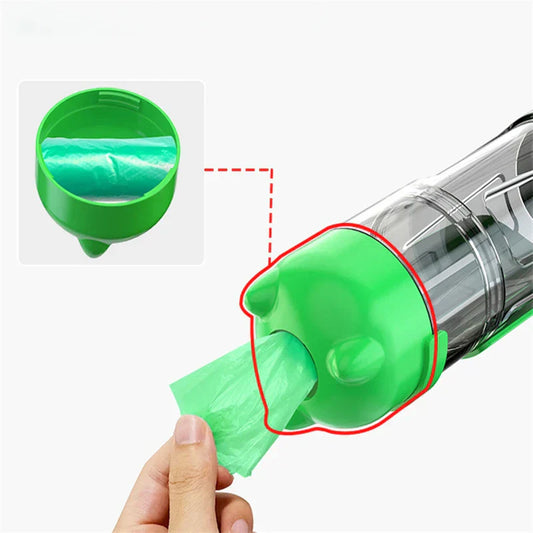 All-in-One Portable Pet Water Bottle - AquaPaw Companion