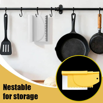 Versatile 3-in-1 Stainless Steel Baking Tool Set