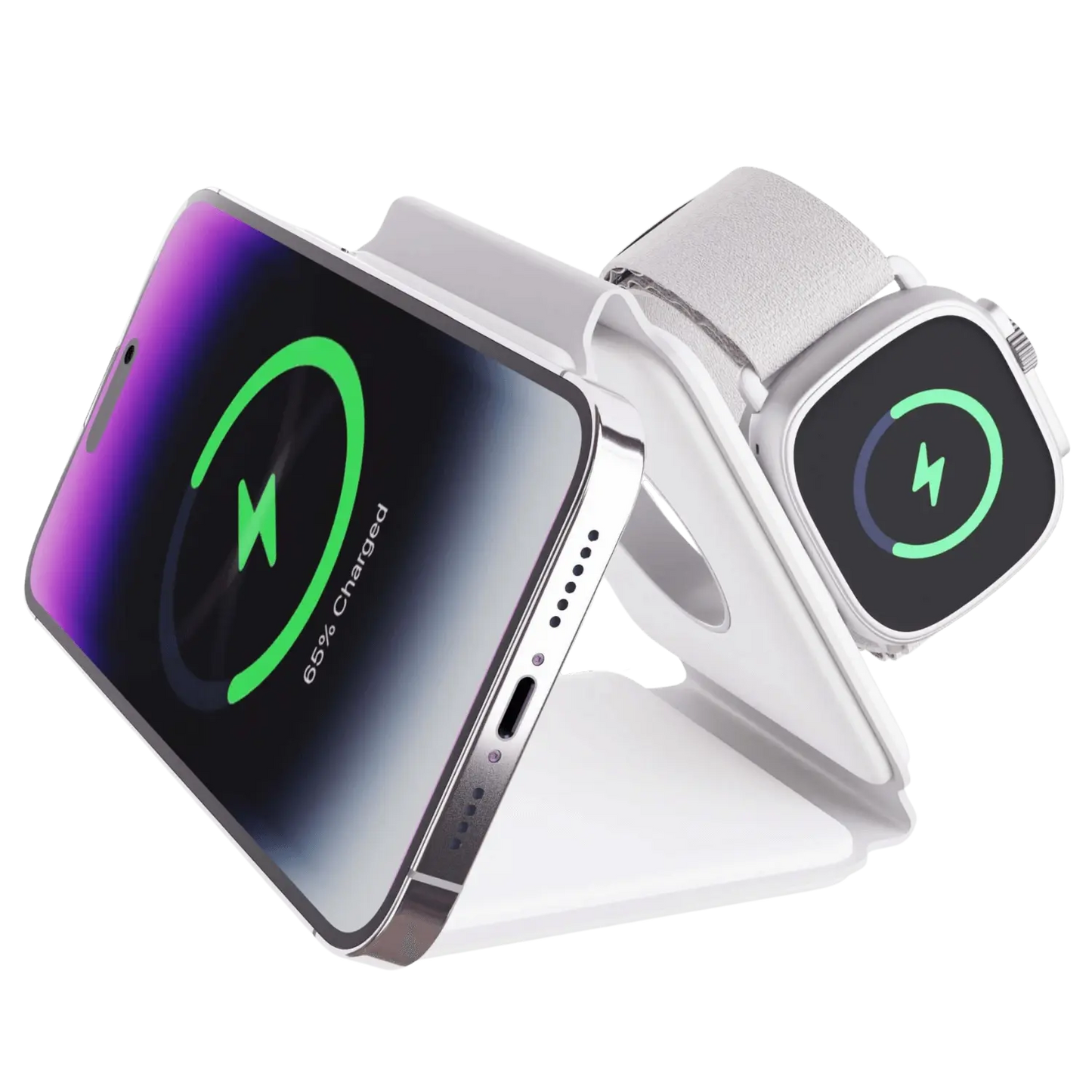 3-in-1 Wireless Charging Station – Foldable TriCharge Design