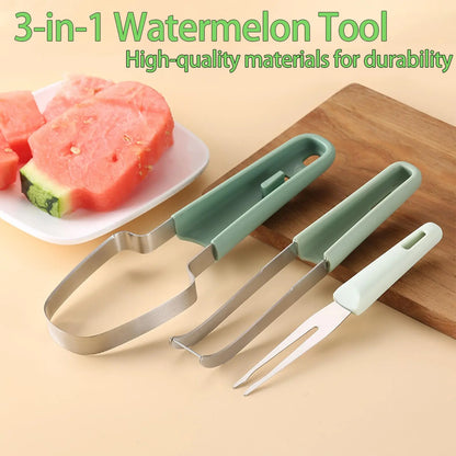 All-in-One Watermelon Cutting and Serving Tool Set