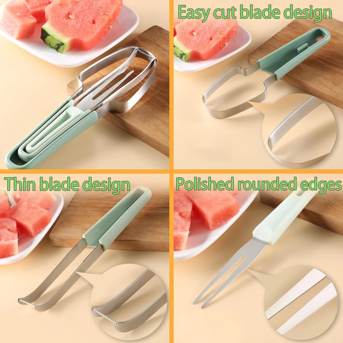 All-in-One Watermelon Cutting and Serving Tool Set
