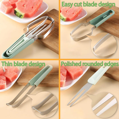 All-in-One Watermelon Cutting and Serving Tool Set