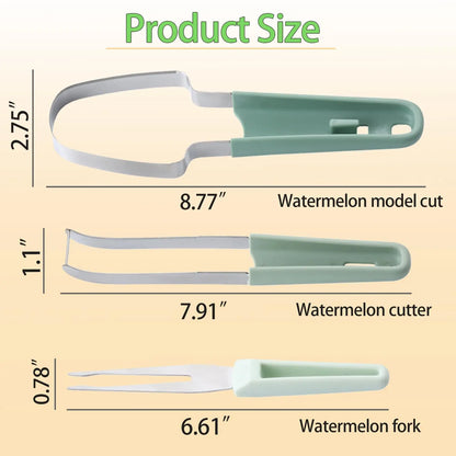 All-in-One Watermelon Cutting and Serving Tool Set