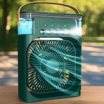 Portable 3-in-1 Air Cooler and Humidifier with Adjustable Fan Speeds