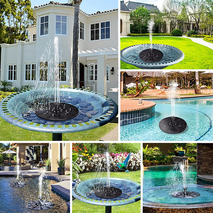 Solar-Powered Garden Fountain for Serene Outdoor Spaces