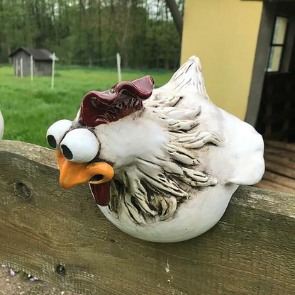 Buy One Get One Free | Large-Eyed Chicken Garden Statues
