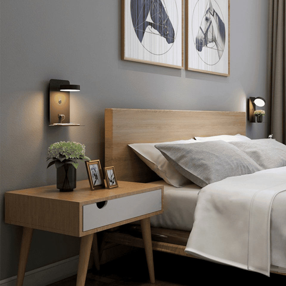Stylish Comfort Warm Glow Nightstand Lamp