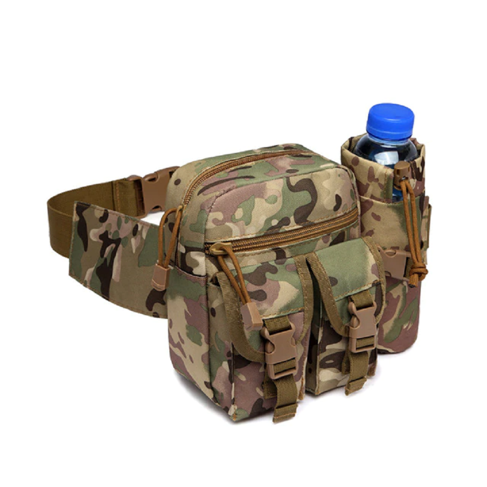 Waist Pack with Holder for Water Bottle – Tactical Design