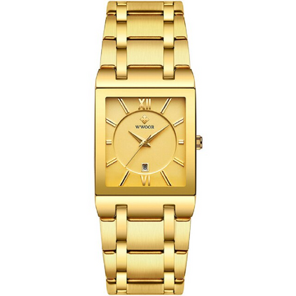 Waterproof Quartz Watch for Men - Stainless Steel Wrist Timepiece