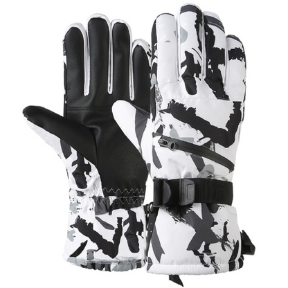 Touch Screen Ski Gloves for Snowboarding - Non-Slip Winter Unisex