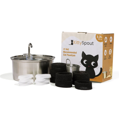 4L Smart Pet Water Dispenser with Stainless Steel Design