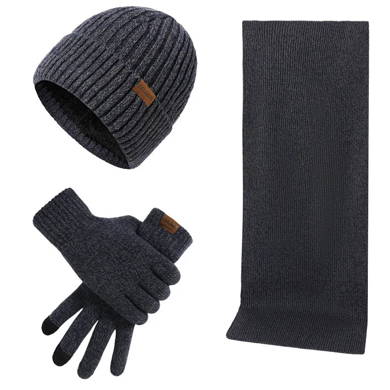 Cozy Winter Accessories Bundle: Beanie, Scarf, and Mittens