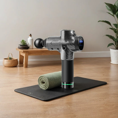 Massage Gun for Deep Tissue Relief | 30 Speed Settings, 6 Attachments, Silent Operation