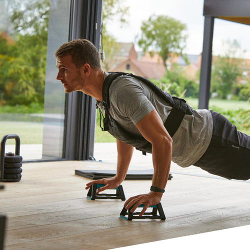 Push-Up Handles with Non-Slip Base | Ergonomic and Joint-Friendly | Ideal for Home and Gym