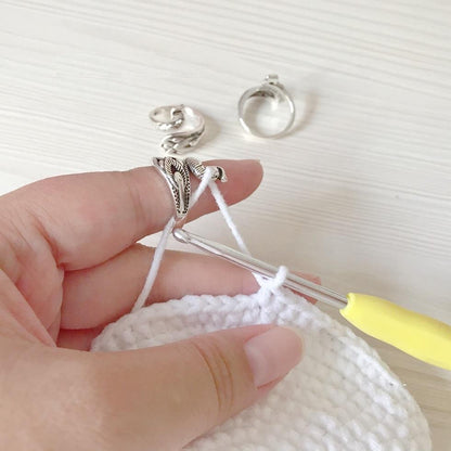 2-Pack Adjustable Knitting Loops for Crafting