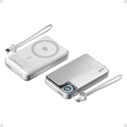 Magnetic 10,000 mAh Power Bank | 25W Qi2 Wireless & 35W Fast Charging