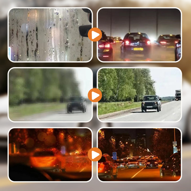 Instantly Clears Foggy, Oily Car Windows for Safe Driving