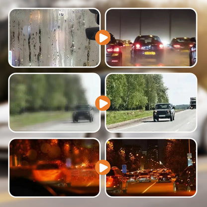Instantly Clears Foggy, Oily Car Windows for Safe Driving