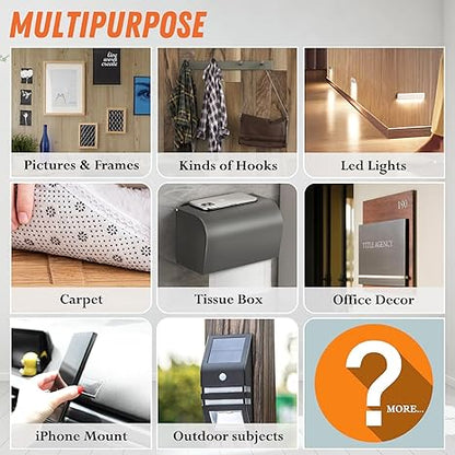 Double-Sided Adhesive Tape | Clear, Strong Bonding