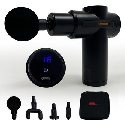 Muscle Relief Pro | 32 Speed Settings & 4 Attachments for Targeted Relief
