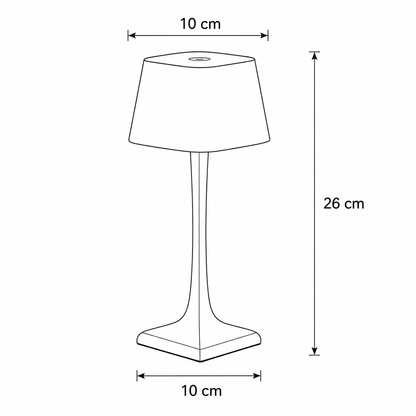 Waterproof Indoor Table Lamp - Classic Long Design
