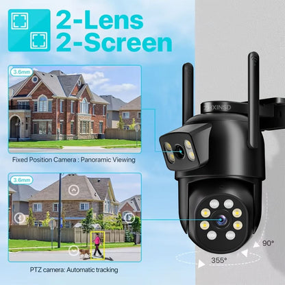 Dual Lens Surveillance Camera