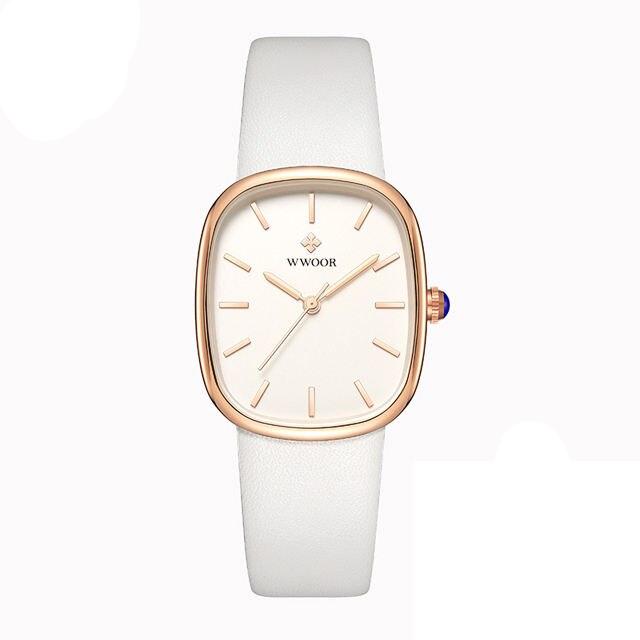 Women's Quartz Watch in Luxury Leather Design