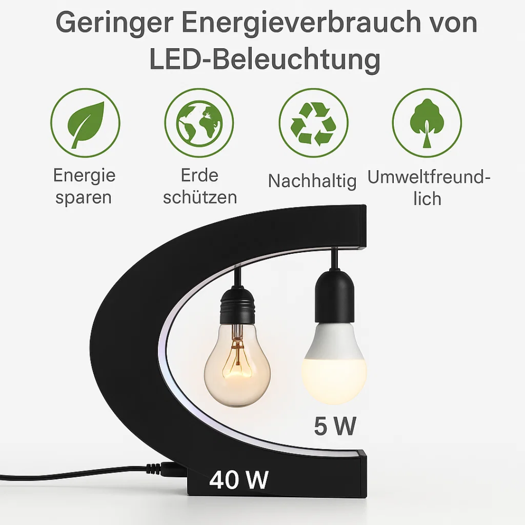 LED World Globe with Magnetic Suspension – Floating Globe Lamp