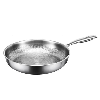 Non-Stick Hammered Cookware - Uncoated Titanium Frying Pan