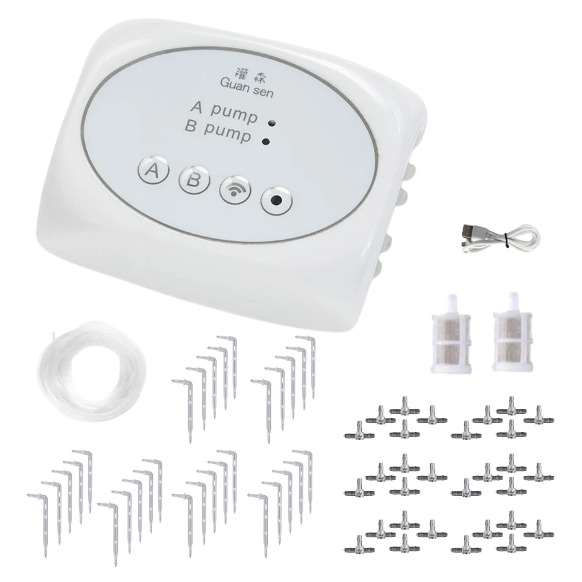 Smart Irrigation System with WiFi Control - Automatic Drip Timer App