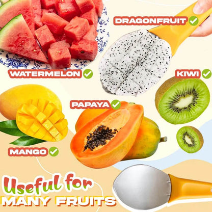 Mango Slicing and Scooping Tool – Hassle-Free and Mess-Free