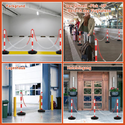 Chain Post with 1.4 m Length for Barrier Setup