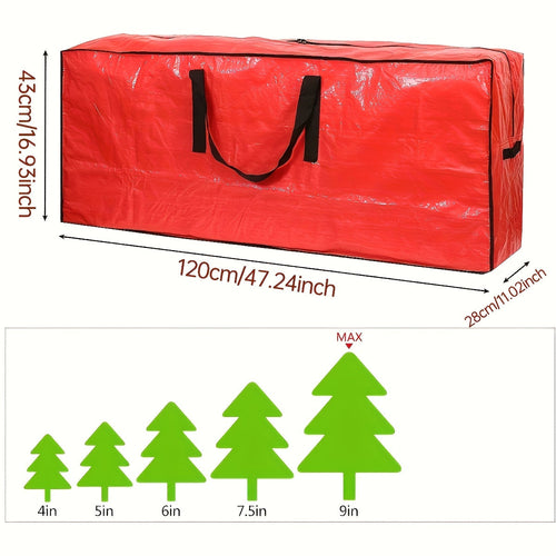 Large Waterproof Storage Bag for Artificial Christmas Trees – Durable Polyester