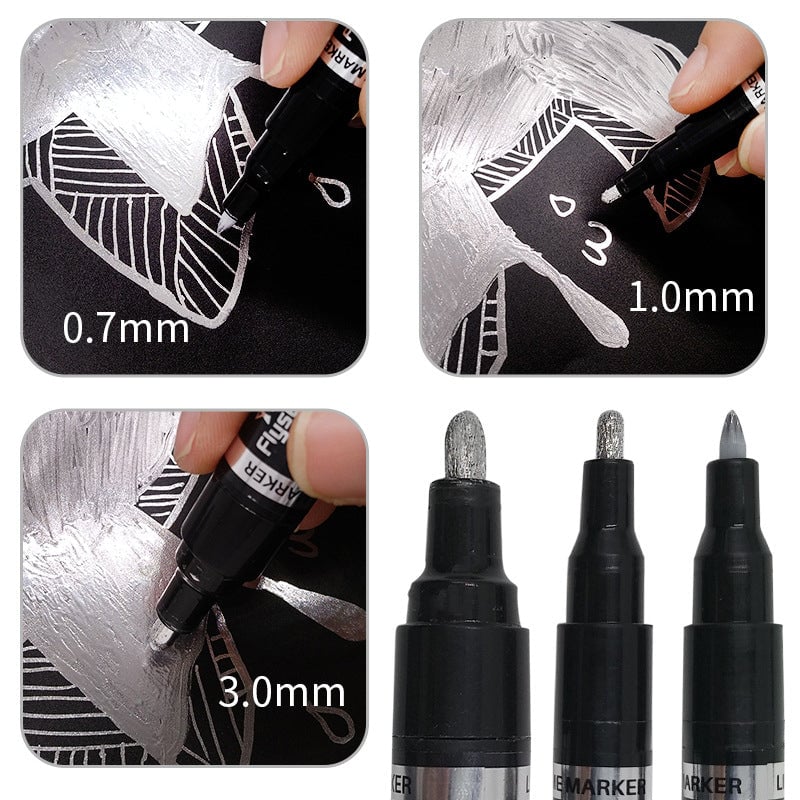 Lustrous Chrome Art Marker | Perfect for Crafting & Detailing