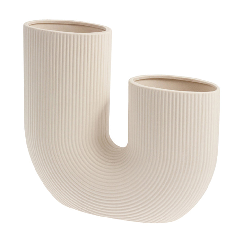 Beige Decorative Vase – STRÅVALLA Style