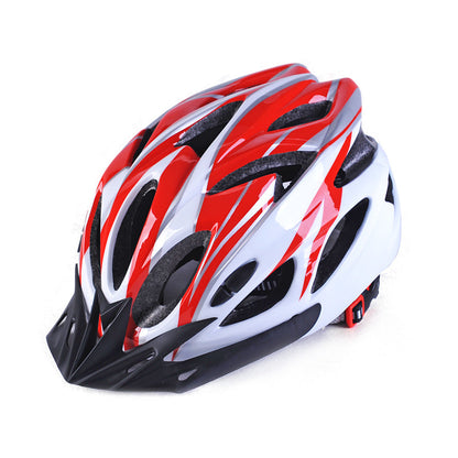 Ventilated Adjustable Cycling Helmet for Road and Mountain with Visor