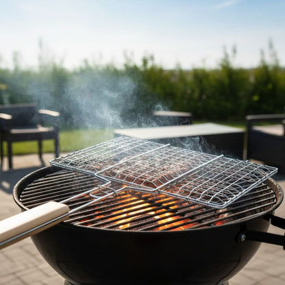Durable BBQ Grill Basket for Convenient Outdoor Cooking