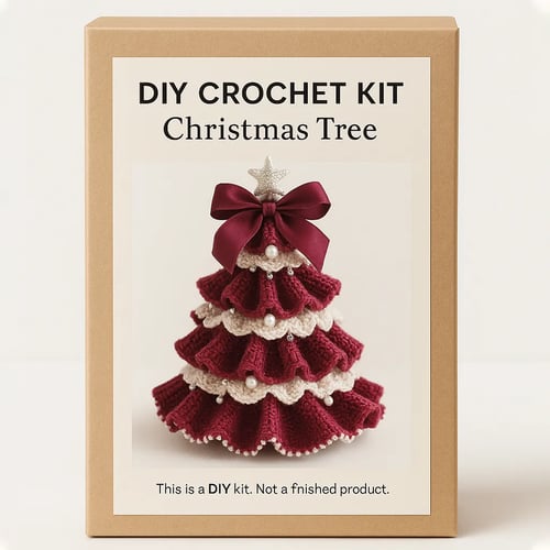 CraftyWonders – Handmade Crochet Christmas Tree Kit