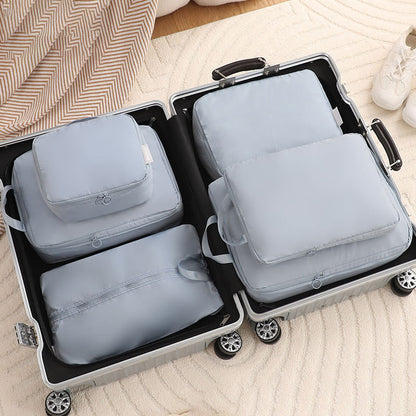Effortless Travel Organizer Set – 6 Space-Saving Bags