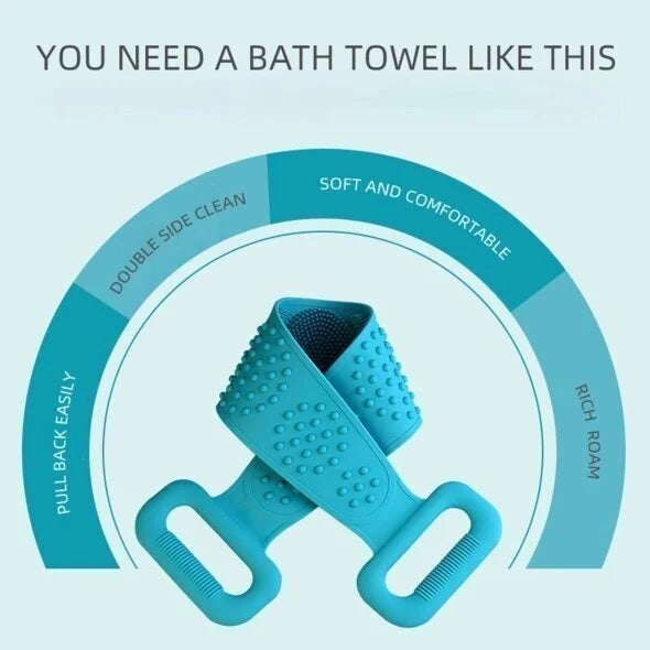 Premium Silicone Body Scrubber for Refreshing Showers