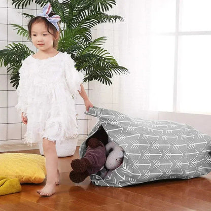 Large Toy Storage Bag for Kids | Portable Bean Bag Organizer