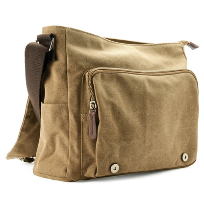 Stylish Canvas Shoulder Bag for On-the-Go Organization