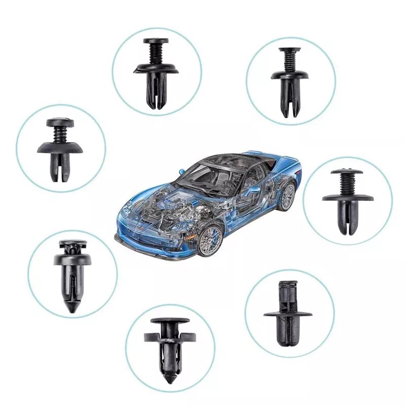 AutoFix Pro – 725 Piece Universal Clip Set for Easy Repairs