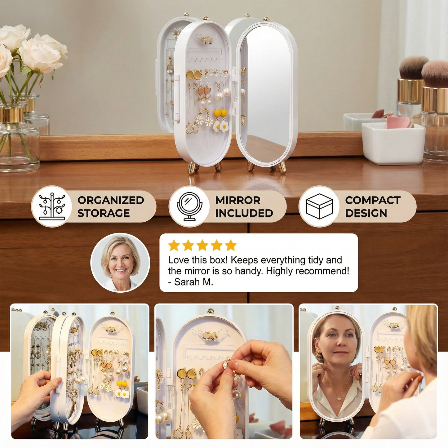 Keep Jewelry Tangle-Free, Clean, and Within Reach