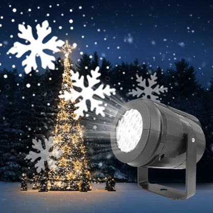 Snowflake Light Projector for Christmas – Waterproof LED Outdoor Lamp with 16 Designs