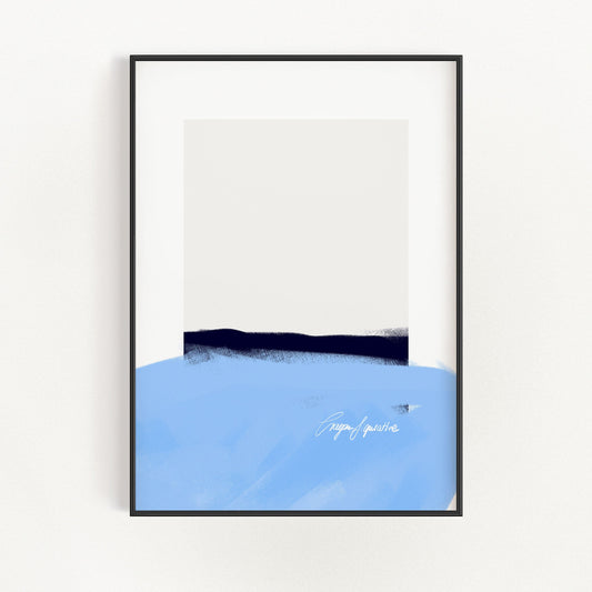 Seaside Serenity Art Print | Oceanic Bliss