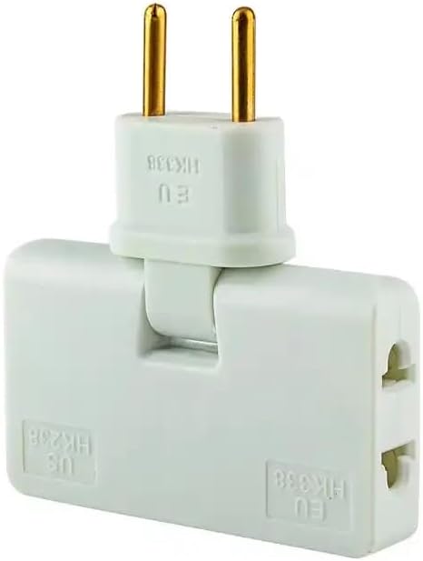 Triple Socket Adapter with 180° Rotation – EU Plug